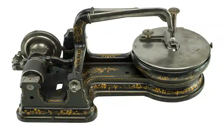 Helen Blanchard's 1872 zig-zag sewing machine