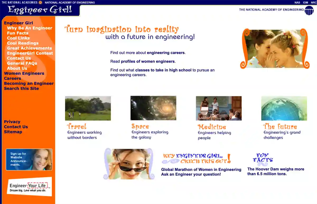 EngineerGirl in 2009