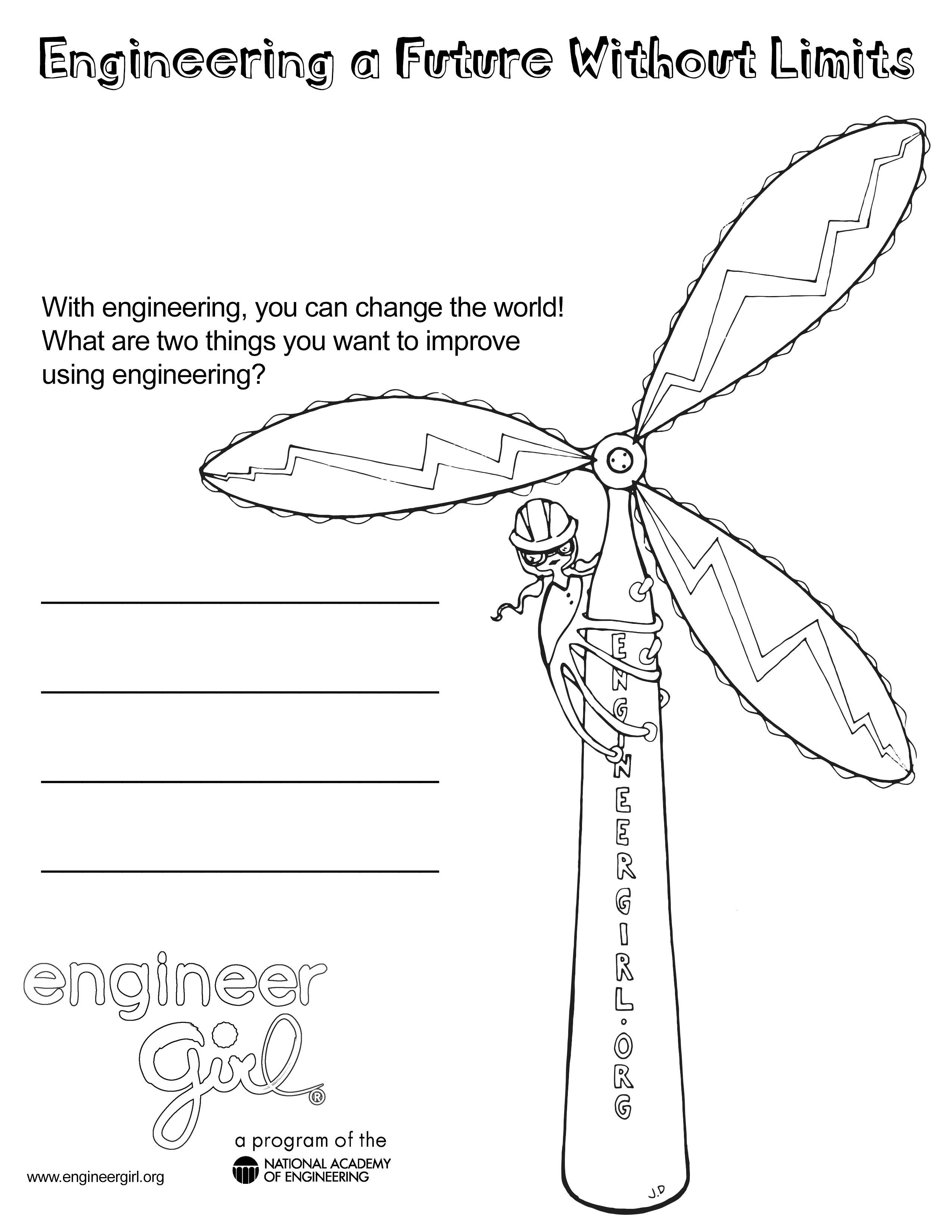 Energy Coloring Page image